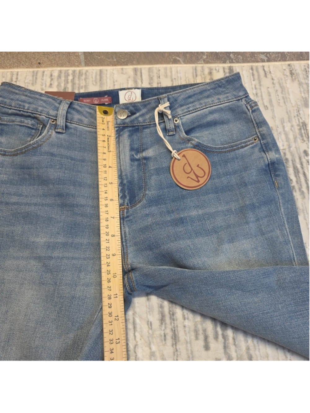 Driftwood Romy Flare Embroidered Jeans Women's Sz 4 & 8 NEW - Picture 6 of 11